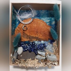Handcrafted Ocean-Themed Upcycled Shadow Box